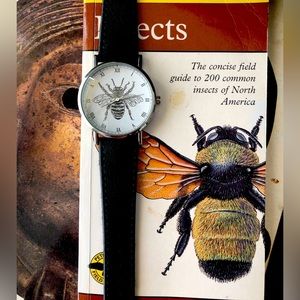 Honey Bee watch. Unisex/Man or Woman watch.